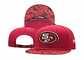 49ers Team Logo Red Adjustable Hat SF,baseball caps,new era cap wholesale,wholesale hats